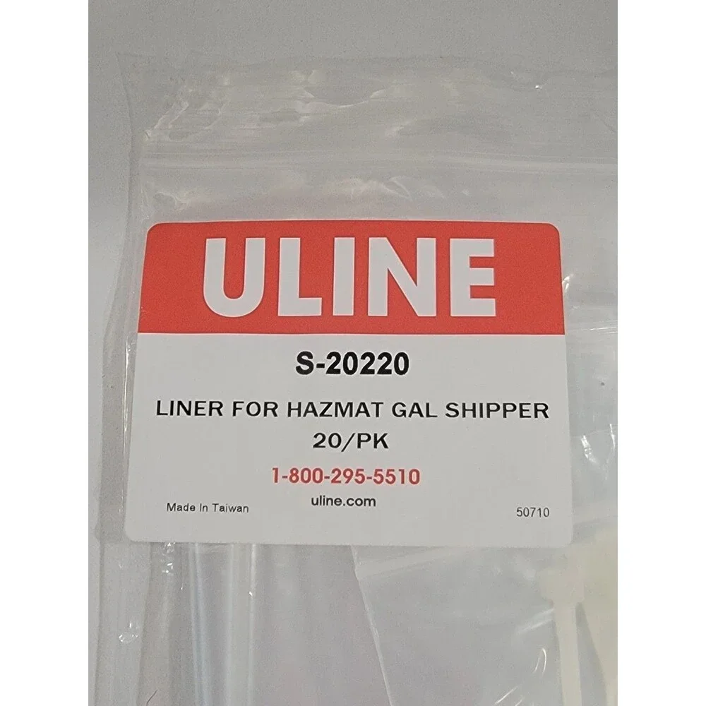 ULINE Gallon Disposable Bags 20/Pack 15